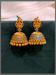 Lakshmi Jhumki Earring in Nakshi - NE00535