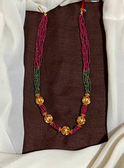 Sugar beads With Gold Finish Balls - PB00596