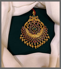 Antique Peacock Jada Billa - HA00120