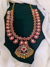 Uncut Mango Haram in Jadau Kundan with Pendent - KH0068