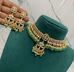 White Stone Mega Choker - NN00144