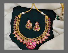 Mango Chain with Peacock Pendent - KN00201