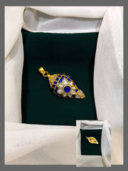 Jadau Shanku Pendant - KP00116