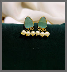 Stud Earring In Nakshi - NE00335