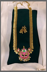 Beautiful Lakshmi Kaasu Haram With Pendent - KH00257