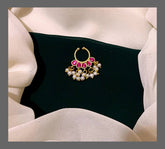 Beautiful Kundan Nose Ring - NR0034