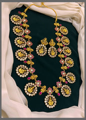 Beautiful Kundan Lakshmi Haram - KH00267