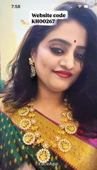 Beautiful Kundan Lakshmi Haram - KH00267