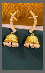 Earcuff Jhumki In Kundan - KE00476