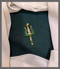 Trishul Kundan Pendant - KP00170