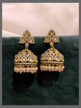 Mango White stone Jhumki earring in Victorian - VE00184