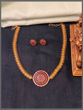 Beautiful Nakshi Necklace With Pendant - NN00780