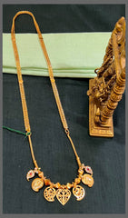 Traditional Christiam Thali with Mango Pendant Haram in Nakshi - NH00396