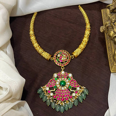 Jadau Pendant Kante Sets- KN00655
