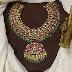 Jadau Grand Bridal Necklace - KN002