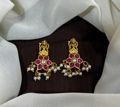 Jadau Lakshmi Flower Bugadi - BU0044