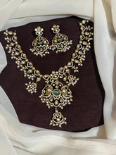 Victorian Polish Necklace With Pearls - VN00204