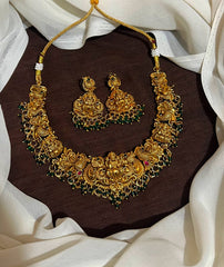 Nakshi Lakshmi Necklace in Gold Replica - NN00971
