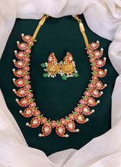 Multi Color Mango Jadau Kundan Haram - KH0081