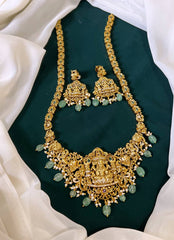 Lakshmi with Peacock in Nakshi Haram - NH0027