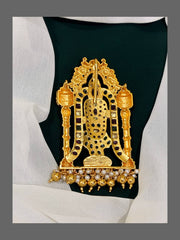 Meenakshi Amman Pendant in Kempu - KP0098