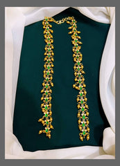 Jadau Front Open Gold Replica Haram - KH00196