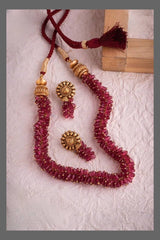 Ruby precious Beads Mala -NN00166