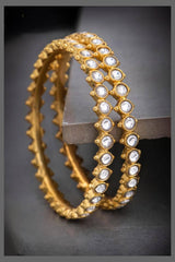 Stone Bangle in Kundan - BG00126