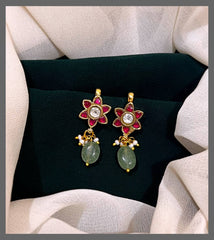 Flower Bugadi With Pearls - BU00119