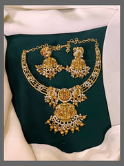 Beautiful Lakshmi Kante Necklace In Nakshi - NN00402