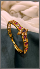 Kempu Openable Nakshi Kada - BG00188