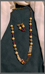 Multi Beads Haram with Black Pearl - BD0076