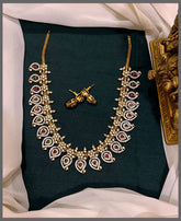 Mango Necklace with Multi Colour in Nakshi - NN00649