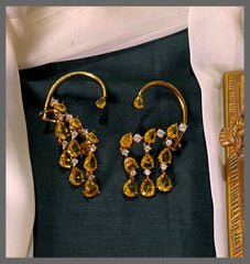 White Earcuff In Nakshi - NE00517