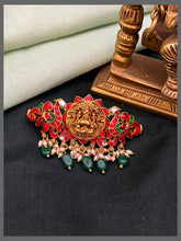 Ruby with Lakshmi Hair clip in Kundan - HA00195