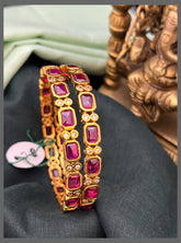 Ruby Bangle in Nakshi - BG00570