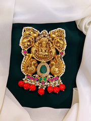 Lord Lakshmi Pendent in Jadau Kundan -KP0019