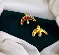 Moon shaped Ruby Bugadi - BU0011