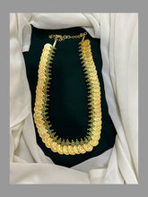 Emerald stone Jadau Gold replica Kaasu Haram - KH00138