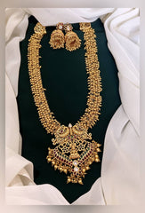 Pearl Haram with Pendent in Nakshi - NH00107