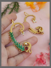 Ear Cuffs in Kundan -KE00235