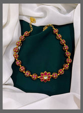 Jadau Ball Necklace - KN00372 pre book 5-7 days