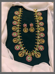 Beautiful Jadau Kundan Bottu Haram - KH00268