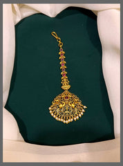 Beautiful Peacock Maang Tikka - HA0090