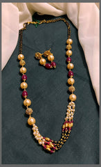 Multi Beads Haram with Black Pearl - BD0076