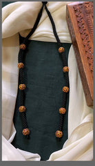 Black Dori Haram with Ruby side Beads - BD0089