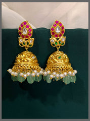 Mango Big Size Jhumki With Screw - KE00150