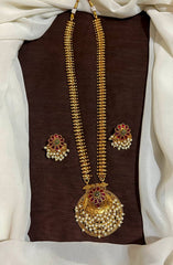 Nakshi Long Chain With Flower Pendant - NH00141