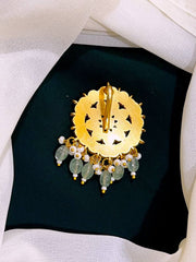 Coral Pendent in Kundan - KP0071