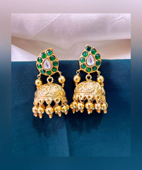 Emerald Mango Jimikki in Kundan - KE00158